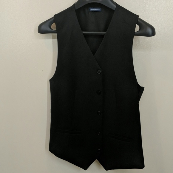 Stafford Other - Men's Classic Black Wool Vest